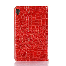 Avis Wewoo Housse Coque Etui à rabat horizontal en cuir texturé avec support pour cartes et porte-cartes Huawei MediaPad M6 8.4 2019 Rouge