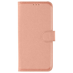 Avizar Étui pour iPhone 6 Plus et 6S Plus Portefeuille et Support Vidéo Rose Champagne