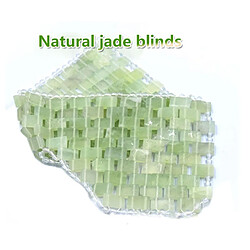 Acheter Universal Masque en jade naturel pour les yeux refroidissant masque pour les yeux somnolents masseur thérapie jade anti-vieillissement ombre couvercle cadeau de relaxation | Masseur pour les yeux (vert)