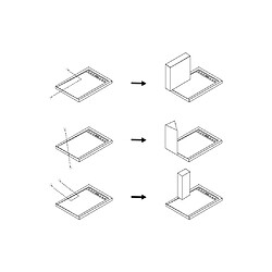 Acheter Vente-Unique Receveur à poser ou à encastrer découpable en résine - Blanc - 160 x 90 cm - LYROSA