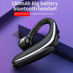 Universal Appel Bluetooth sans fil 5.0 stéréo connexion automatique casque Bluetooth noir pas cher