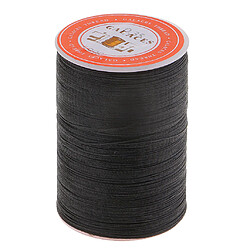 Fil de cire rond de polyester de 0.35mm cousant la couture noire de métier de bricolage