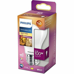 Avis Ampoule LED dimmable E27 STD PHILIPS Blanc chaud 100w