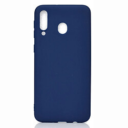 Wewoo Coque Souple Pour Galaxy A40 Candy Color TPU Case Bleu