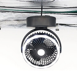 Acheter Universal Suspension USB rechargeable Tableau Tente Camping Ventilateur avec Lanterne LED Chargeur mobile USB Extérieur Maison Randonnée Pêche 19 Mousson |