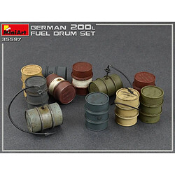 Mini Art German 200l Fuel Drums Ww2 - Décor Modélisme