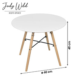 Avis Urban Living Bureau table design scandinave enfant Judy - Blanc