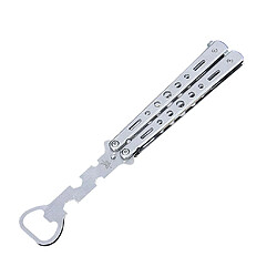 Couteau Papillon Multitool Ouvre-bouteille Papillon Barman Fournitures Blanc