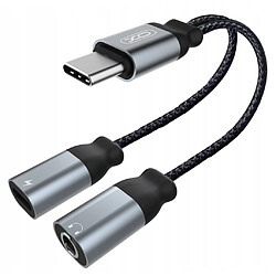 GUPBOO Adaptateur de casque USB-C vers prise audio 3,5 mm,JL952