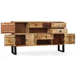 Avis vidaXL Buffet Bois de manguier solide 140x30x80 cm