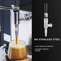 Avis Acier inoxydable Café Robinet, Portable Stout Bière Robinet Nitro Café Robinet, Tirant D'eau Baril Robinet Bière Tour de Robinet