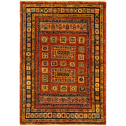 Vidal Tapis de laine 158x110 rouge Kashkuli