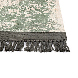 Avis Beliani Tapis en viscose vert et beige 80 x 150 cm AKARSU