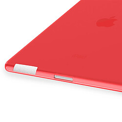 OKULI Transparent Étui Silicone Coque Housse Case Cover pour Apple iPad 2, iPad 3, iPad 4 en Rouge