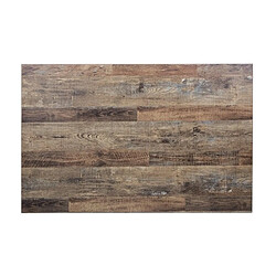 Plateau de Table Rectangulaire Pré-Percé Coloris Bois Naturel 700x1100mm - Bolero