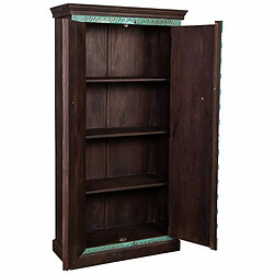 Armoire Alexandra House Living Multicouleur Laiton Bois de manguier 40 x 90 x 180 cm pas cher