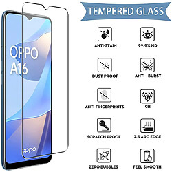 Verres Trempes X2 Pour Oppo A16 / A16s Little Boutik®