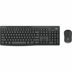 clavier et souris Logitech MK370 Gris Graphite Espagnol Qwerty pas cher