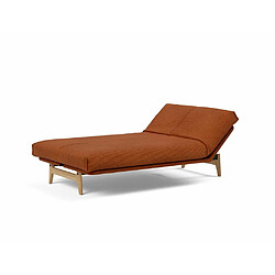 Inside 75 Canapé Lit ASLAK 120 Nordic Cover Soft Spring tissu 595 Corduroy Burnt Orange pas cher