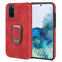 Coque en TPU + PU antichoc avec béquille rouge pour votre Samsung Galaxy S20