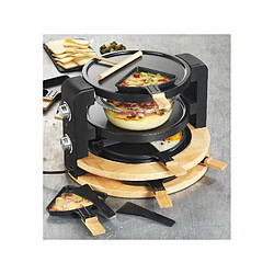 Appareil à raclette 8/10 personnes 1500w + grill + crêpière - kcwood.8.super - KITCHEN CHEF pas cher