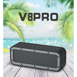 Universal Haut-parleur portable 50W IPX7 Haut-parleur Bluetooth sans fil étanche Puissant Boîte à bras haut Subwoofer auxiliaire extérieur Haut-Parleur stéréo