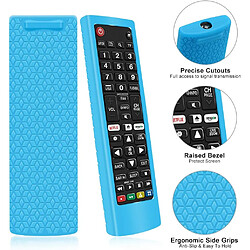 Acheter SANAG etui De Protection En Silicone Pour Lg Telecommande Akb75095308 Akb74915324 Akb73715601, Antiderapant Housse Coque Compatible Avec Lg Tv Remote(Glow Blue)