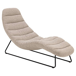 Toilinux Fauteuil relax Chaplin - Beige