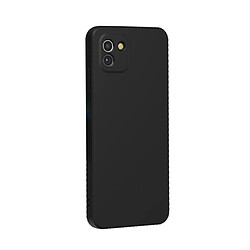 PHONECARE Coque Silicone Liquide pour Samsung Galaxy A03 - Noir