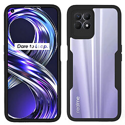 Coque en TPU + acrylique noir pour votre Realme 8i