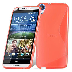 Cadorabo Coque HTC Desire 820 Etui en Rouge