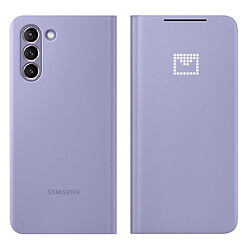 Étui Samsung Galaxy S21 Plus Rabat intelligent Led View Cover Original violet