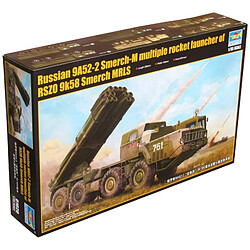 Trumpeter Maquette Camion Russian 0a52-2 Smerch-m Multiple Rocket Launcher Of Rszo 8k58 Smerch Mlrs