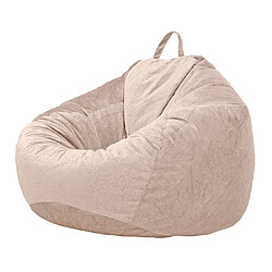 Avis Audlt Taille Adulte Pouf Sac Chaise Couverture Literie Jouet Stockage Brun Clair