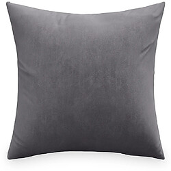 ICONIK INTERIOR Coussin en velours - Housse et rembourrage - Mesmal Gris foncé