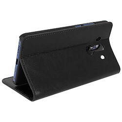 Avizar Etui Huawei Mate 10 Pro Housse Cuir Clapet Portefeuille Fonction Support Noir