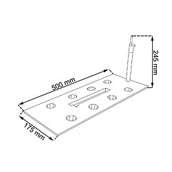 Avis Pot de fleur système d'irrigation Rato Case DRTC500 S449 blanc