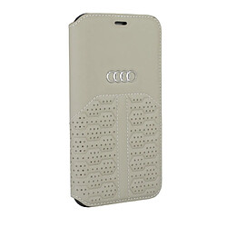 Acheter Audi Etui pour iPhone 12 Mini- Beige A6 Série cuir véritable