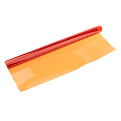 2 Pièces Filtre de Couleur Correction de Couleur pour Photo Studio Strobe Flash LED Superpositions Colorées - Jaune Orange pas cher