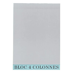 Bloc de contrôle comptable 4 colonnes Exacompta 5704E