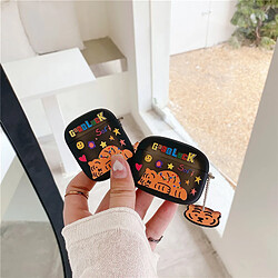 GUPBOO Airpods Coque Housse Étui Protecteur Compatible pour AirPods 3-dessin animé mignon petit tigre