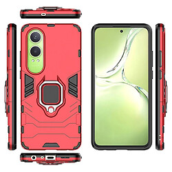 Htdmobiles Coque pour OnePlus Nord CE4 Lite 5G - housse etui rigide anti choc + film ecran - ROUGE