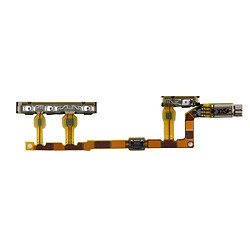 Wewoo Pour Sony Xperia Z3 Compact / D5803 / D5833 Bouton d'alimentation pièce détachée et de volume Câble flexible Flex Cable