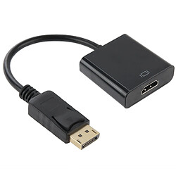 Wewoo Adaptateur de câble vidéo femelle DisplayPort mâle vers HDMI, longueur: 15 cm