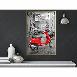 Paris Prix Affiche Murale Encadrée The Most Beautiful Scooter 40 x 60 cm Or