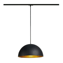 Slv FORCHINI M suspension, 40cm, rond, noir or, E27, sans rail