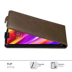 Avis Cadorabo Coque LG G7 ThinQ / FIT / ONE Etui en Marron