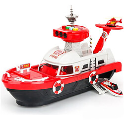 Universal Jouets pour enfants Simulation Trajectoire Inertielle Bateau Bateau Jouet Voiture & Musique Histoire Jouet léger Bateau Modèle Voiture Parking Jouet Enfant Garçon |(Rouge) pas cher