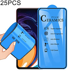 Wewoo Film de verre trempé de céramique à pleine couverture25 PCS 2.5Dpour Galaxy A60 / M40