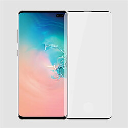 Wewoo 9H Film de verre trempé plein écran pour cintrer la chaleur en 3D pour Galaxy S10 Plus (Noir)